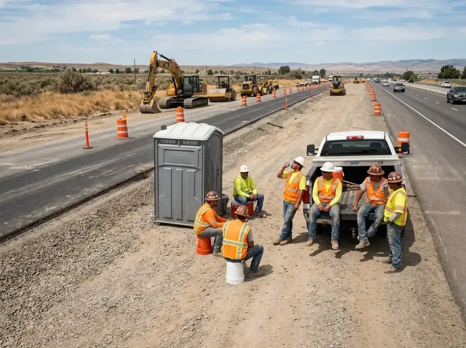 highway-road-construction-crew-007 — frequently asked questions, Porta Potty and Restroom Rentals in Benton, AR